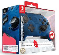 PDP SWITCH Pad przewodowy Delux+ Audio CAMO NIEBIESKI