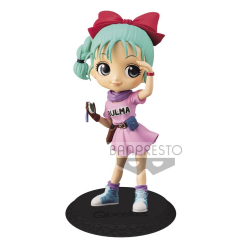 Dragon Ball Z Q Posket Mini Figure Bulma Ver. A 14 cm