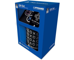 Zestaw Playstation Icons kubek, podkładka, brelok