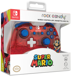 PDP Rock Candy Mini Pad przewodowy MARIO