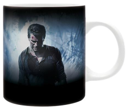 Kubek Uncharted 4 Logo and Nathan Art