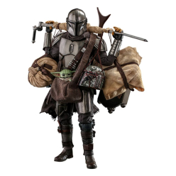 Star Wars The Mandalorian 1/6 The Mandalorian & Grogu Deluxe Version 30 cm