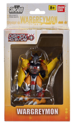 SHODO WROLD FUN ACTION FIG DIGIMON WARGREYMON NEW