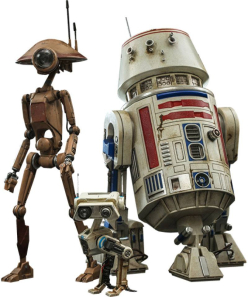 Star Wars The Mandalorian Action Figures 1/6 R5-D4, Pit Droid, & BD-72