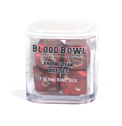 Blood Bowl Khorne Dice Set