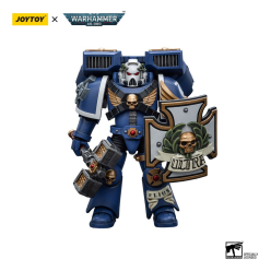 Warhammer 40k Action Figure 1/18 Ultramarines Vanguard Veteran with Thunder Hammer and Storm Shield 12 cm