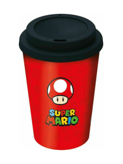 Kubek Super Mario Small Plastic Double-Walled Coffee Tumbler 390ml
