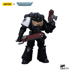 Warhammer 40k Action Figure 1/18 Space Marines Black Templars Outriders Brother Valtus 14 cm