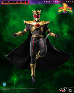 Mighty Morphin Power Rangers Shattered Grid FigZero Action Figure 1/6 Lord Drakkon Evo III 30 cm