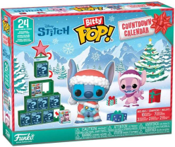 Disney Bitty POP! 24 Day Advent Calendar Countdown Stitch Holiday