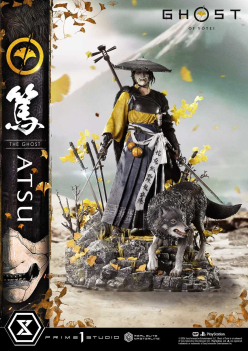 Ghost of Yotei Real Elite Masterline Statua 1/4 Atsu DX Bonus Version 59 cm
