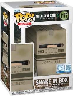 Metal Gear Solid 3 POP! Games Snake in Box 9 cm nr 1177