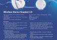 Oficjalny Bezprzewodowy Headset 2.0 Stereo Biały