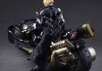 Final Fantasy VII Advent Children Play Arts Kai Figurka Cloud Strife and Fenrir 28 cm