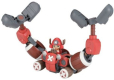 ONE PIECE CHOPPER ROBO 5 CHOPPER CRANE