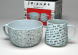 Zestaw śniadaniowy PRZYJACIELE miska plus kubek