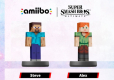 Figurki Amiibo Smash - Steve & Alex 2-Pack