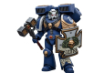 Warhammer 40k Action Figure 1/18 Ultramarines Vanguard Veteran with Thunder Hammer and Storm Shield 12 cm
