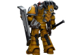 Warhammer The Horus Heresy Action Figure 1/18 Imperial Fists Legion MkIII Breacher Squad Sergeant with Thunder Hammer 12 cm