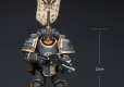 Warhammer The Horus Heresy Action Figure 1/18 Space Wolves Grey Slayer Pack Grey Slayer With Legion Vexilla 12 cm