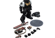 Warhammer 40k Action Figure 1/18 Space Marines Black Templars Outriders Brother Valtus 14 cm