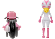 The Super Mario Bros. Movie Action Figure Peach with Racer 13 cm